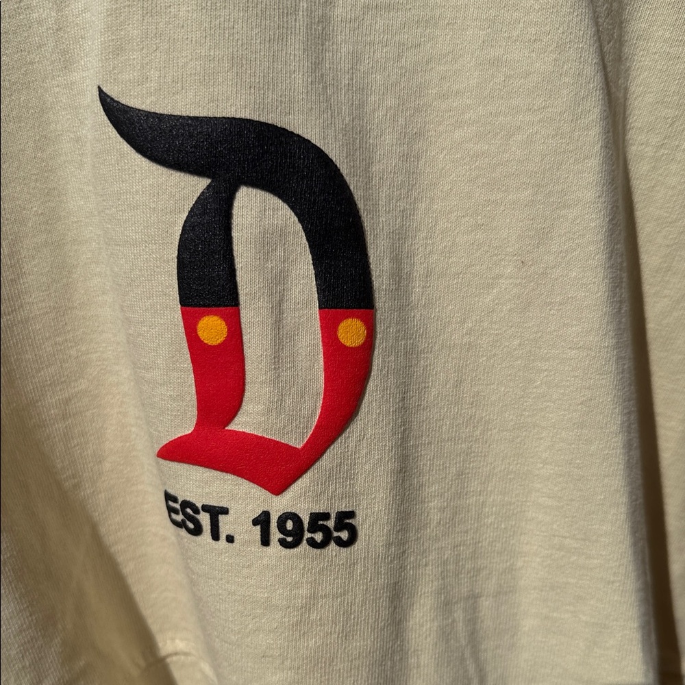 Disneyland Resort Cream character letters Sweatshirt - Picture 4 of 8